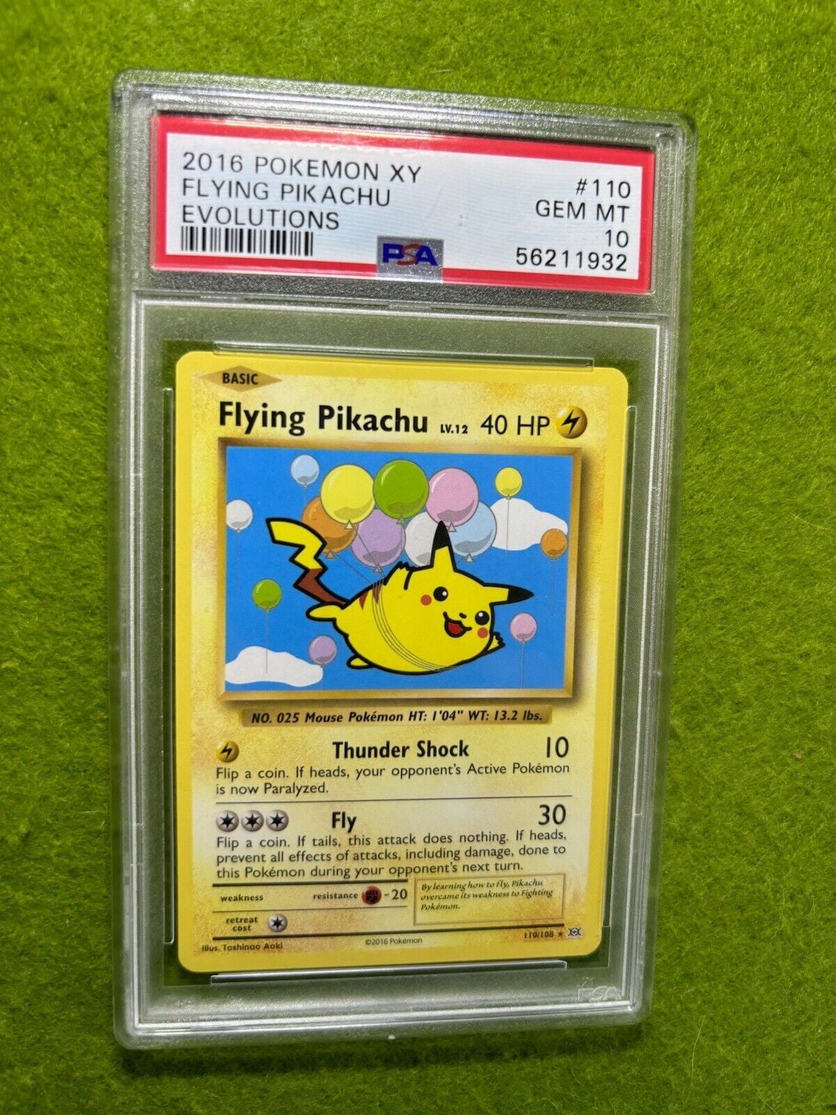 2016 Pokémon HanafudaGEM MT 10 ULTRA RARE 2016 Pokemon Hanafuda Charles Martinet Mario