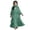 X4 Mint Green, variant on Ticikt Chiffon layered Open Abaya Cardigan Abayas Dresses for Girls Casual Robe Kimono Islam Clothing,Color:Blue,Size:7-8 Years