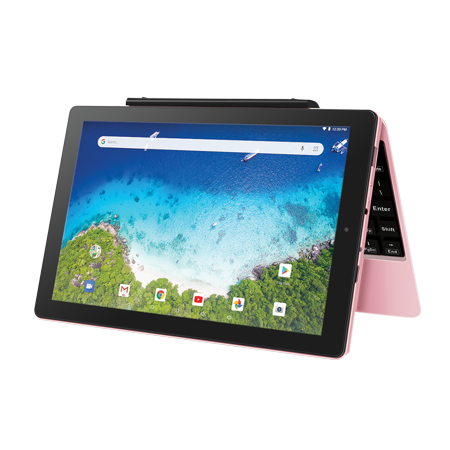 RCA Viking Pro 10.1" Android 2-in-1 Tablet 32GB Quad Core, Pink
