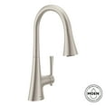 thumbnail image 2 of Moen F9126 Kurv 1.5 GPM Single Hole Pull Down Kitchen Faucet - Spot Resist Stainless, 2 of 7