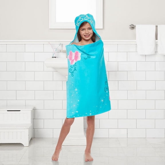 Disney Princess The Little Mermaid Ariel Hooded Bath Wrap Towel by The Big One (25 in x 50 in)