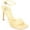 Yellow, variant on Journee Womens Louella Open Toe High Stiletto Dress Sandals