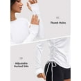 thumbnail image 4 of Sociala Women Two Piece Rash Guard Long Sleeve Swim Shirt and Shorts UPF 50+ Quick Dry 2 Piece Bathing Suit, 4 of 13