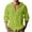 Green, variant on PuLe Hoodies for Men Men Fashion Casual Solid Button Round-Neck Long Sleeve With Hooded Blouse