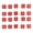 Red, variant on Yajisi 20-Piece 16mm Round Corner Polyhedral Number Dice Set for Numeral Teaching Board Games, Red
