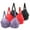 Grey, variant on 3 Pack Women Floral Lace Minimizer Bra Bundle Underwire Full Coverage Anti Sag Support Bra for Large Bust Gathered Shaping Navy 100D