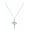 Silver, variant on Cross Crown Rotatable Necklace All-match