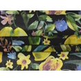 thumbnail image 4 of oneOone Velvet Black Fabric Leaves & Rose Floral Quilting Supplies Print Sewing Fabric By The Yard 58 Inch Wide, 4 of 5