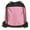 Black & Pink, variant on P6353 Drawstring Backpack Black Black - 12 Pack