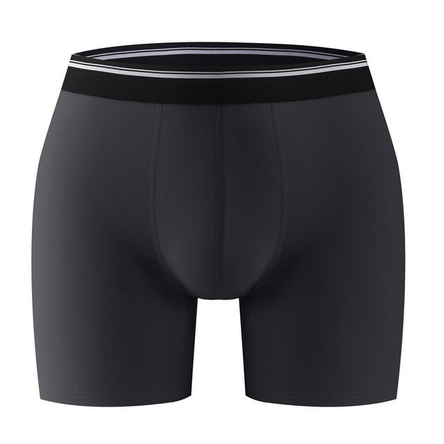 Briefs for Men Mens Fallow Ventilate Cotton Underwear Solid Color Open Boxers