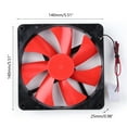 Computer Chassis Cooler DC12V 140mm For DC Silent CPU Cooling Fan High computer-chassis-cooler-dc12v-140mm-for-dc-silent-cpu-cooling-fan-high