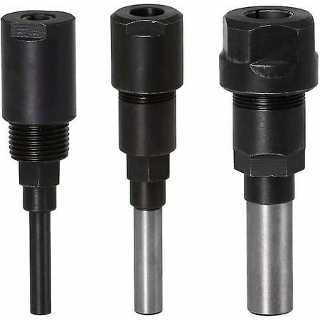 

Router Collet Extension Router Bit Collet Extension And Trimming Carving Engraving Machine Extender Woodworking Chuck Holder Milling Cutter (1/4 Shank