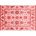 thumbnail image 1 of Ahgly Company Indoor Rectangle Abstract Red Modern Area Rugs, 5' x 7', 1 of 4