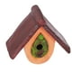 thumbnail image 5 of Decoración de jardín de resina para colgar en el árbol Casita para pájaros con forma de colibrí de color naranja adornada, 5 of 8