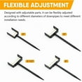 thumbnail image 4 of BallsFHK 2 Pack Rainwater Downspout , Downspout Adapters, Adjustable Size, Proof Anchors for Pipe Support, Easy to Install, 4 of 5