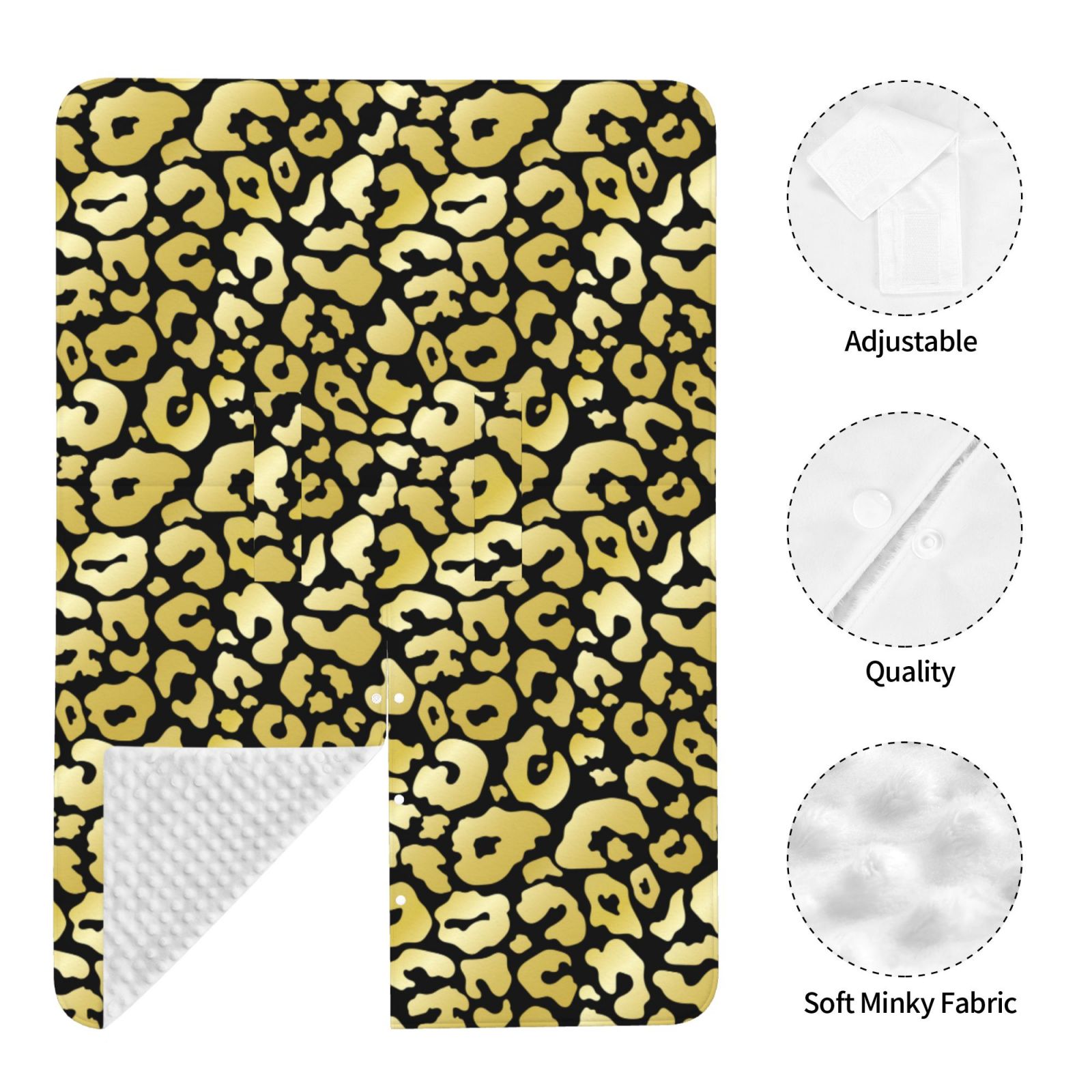 Car Seat Cover Baby - Trendy golden leopard cool Breathable Infant Car Seat Cover for Baby Carseat, Lightweight Comfort Baby Essentials Must Haves Newborn Stuff for Girl Boy