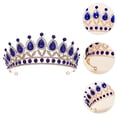 thumbnail image 3 of Miangastore Wedding Tiara Bridal Accessory Alloy Rhinestone 1Set 5.7x2.6in, 3 of 9