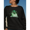 thumbnail image 2 of Grumpy Cat Go Away Sweatshirt Women -T-Line Designs, Female Medium, 2 of 4