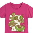 thumbnail image 3 of Marvel Guardians of the Galaxy - Groot Characters - Toddler And Youth Girls Fitted Short Sleeve Graphic T-Shirt, 3 of 5