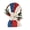 Assorted Color, variant on USA Flag Patriotic Garland & Wreath Decoration for Front Door