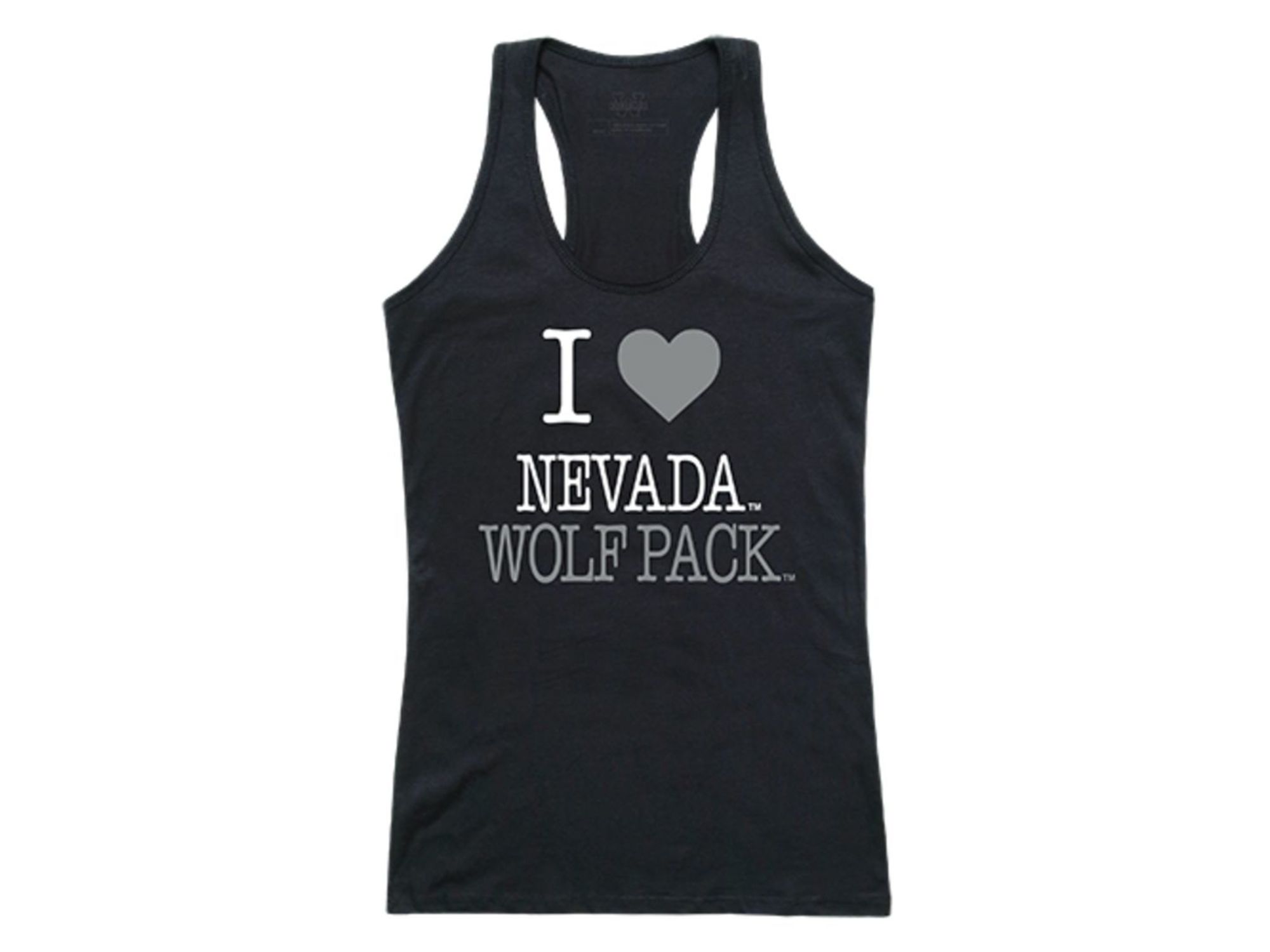 W Republic Unr University Of Nevada Wolf Pack Womens Love Tank Top T Shirt Black Walmart Com Walmart Com