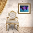 thumbnail image 3 of Grayscale 32x25 Gold Ornate Wood Framed with Double Matting Museum Art Print Titled - Bio Rainbow II, 3 of 4