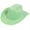 Fluorescent green, variant on Cowboy Hats Shimmering Crystal Hat for Bachelorette Party Cocktail Parties