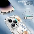 thumbnail image 5 of HZSY.for iPhone 16 magsafe magnetic ultra-thin mobile phone case-Small yellow flowers, 5 of 5