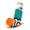 Geometric Collection of Skins For Proventil HFA Asthma Inhaler