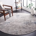 thumbnail image 2 of SAFAVIEH Vogue Martha Abstract Area Rug, Blue/Gray, 6'7" x 6'7" Round, 2 of 8