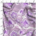 thumbnail image 2 of Soimoi Minky Purple Fabric By the Yard - 56 Inch Wide - Florals Print Fabric - Elegant and Timeless Patterns for Fashion and Home Decor Printed Fabric, 2 of 6