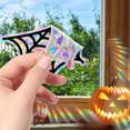 thumbnail image 4 of Hogar y cocina, Decoración del hogar, Decoración navideña, 3 pegatinas de telaraña de araña de Halloween, pegatinas de arcoíris, adecuadas para decoración de ventanas, pegatinas de PVC, 4 of 9
