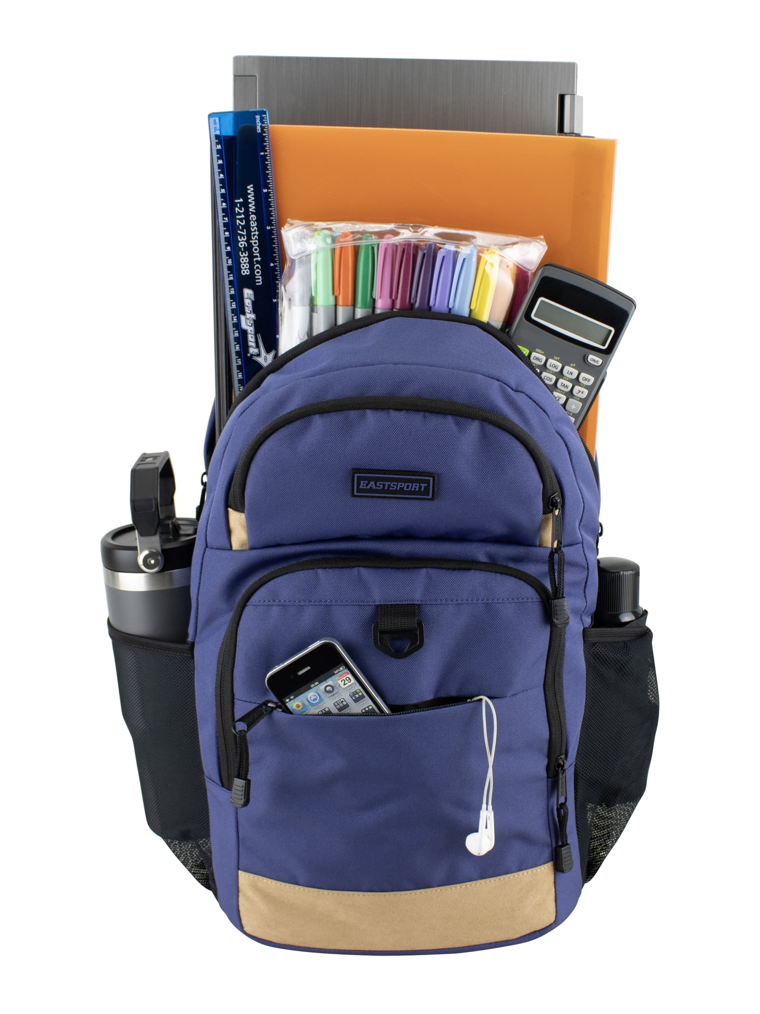 Eastsport Unisex 19" Aero Core Backpack, Skipper Blue