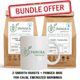thumbnail image 6 of Pangea Coffee Rise & Grind Bundle – Whole Bean Light & Medium Roast, Low Acid, 2 Bags + Mug (10oz Each), 6 of 19