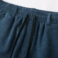 thumbnail image 5 of Gbsyewxs Mens Shorts Elastic Waist Solid Color Pull On Loose Athletic Summer Shorts For Men Blue, 5 of 6