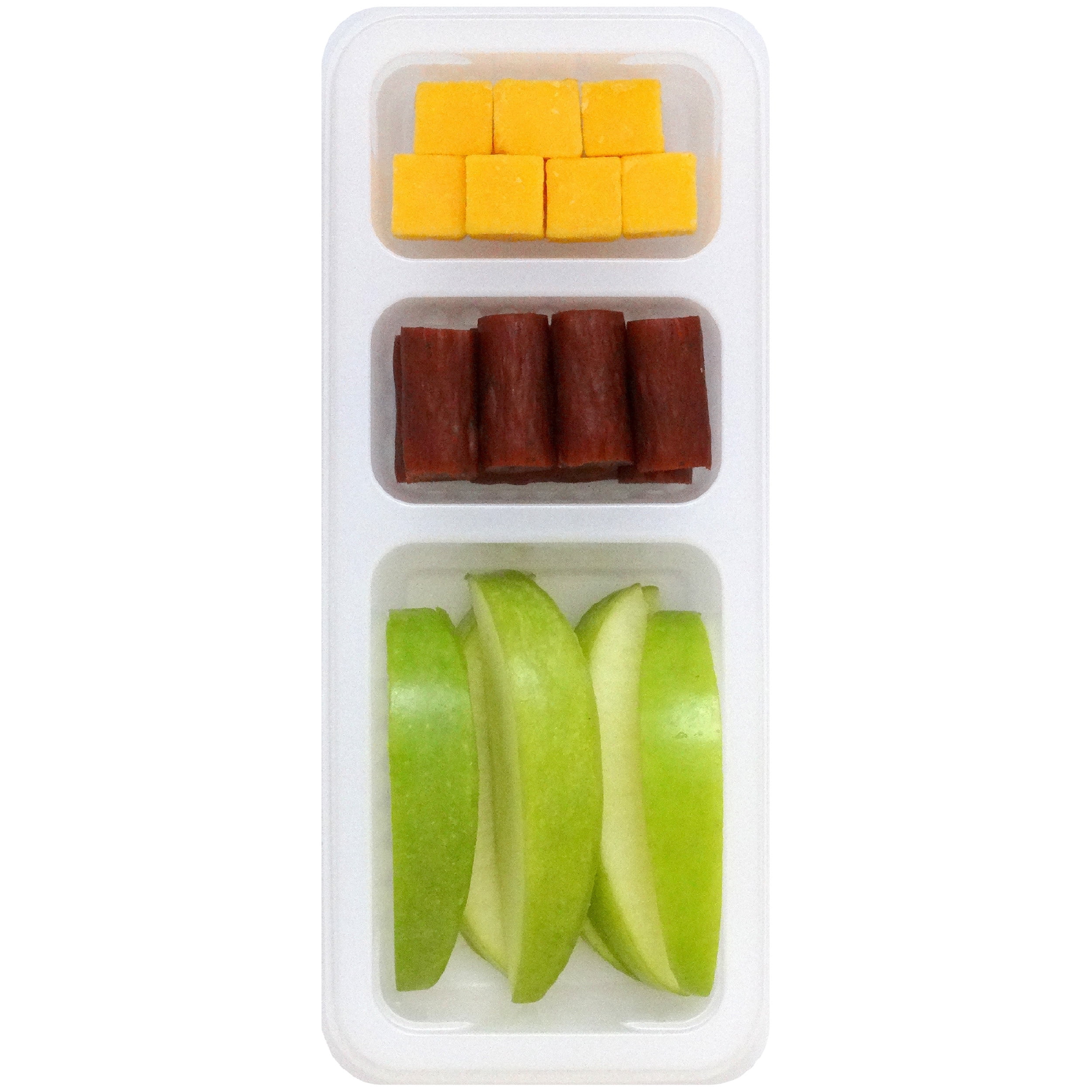 PRO2snax Sliced Apples, Turkey Sausage Bites & Mild Cheddar Cheese, 2.85 oz