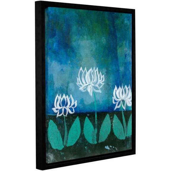 ArtWall Elena Ray "Lotus Blossom" Gallery-Wrapped Floater-Framed Canvas