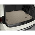 thumbnail image 2 of WeatherTech Cargo Trunk Liner compatible with JX, Pathfinder, QX60 - Behind 2nd Row, Tan, 2 of 4