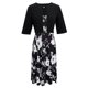 thumbnail image 3 of WILLBEST Vestidos Floreados para Mujer Vestido sin Mangas con Estampado Floral y Top de Manga Corta para Mujer Conjunto Informal de Dos Piezas de Corte Regular de Verano 不定位印花 Chica, 3 of 3