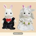 thumbnail image 1 of Simulation Forest Rabbit Family Kawaii Doll DIY Playset Mini Rabbit Bear Figure Toy Dolls Kids Gifts, 1 of 1