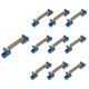 thumbnail image 1 of 8 Terminal Bus Bar Terminal Block 10 Pack Brass Wire Screw Terminal For Car Boat Marine Ground Powe, 1 of 5