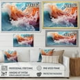thumbnail image 4 of Designart "Merged Seashore Swells I" Beach Wall Art Living Room, 4 of 7