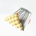 thumbnail image 2 of New 20pcs DIY Leather Tool Daubers Assisted Dyeing Wools Ball Brush Metal Handle, 2 of 6
