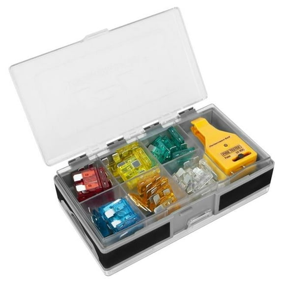 Auto Fuse Kit with Tester - 113 Piece