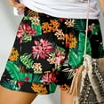 thumbnail image 4 of 2025 New Womens Shorts Plus Size Ladies' Summer Plus-Size Printed Casual Shorts with Elastic Pockets Skin-Friendly Swim Shorts Women, 4 of 4