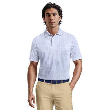 Ben Hogan Men's & Big Men's Performance Shibori Geo Short Sleeve Polo Shirt, up to 5XL