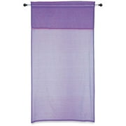 No Boundaries Beaded Window Curtain (1 Panel), Iridescent