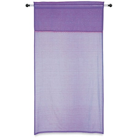 No Boundaries Beaded Window Curtain (1 Panel), Iridescent
