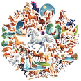 thumbnail image 6 of cartoon Horse Stickers, Waterproof Horse Sticker for Water Bottle Laptop Phone Cases Planner Skateboard Luggage Helmet Party Favor Decor, Ideal for Adults Teens Teacher Rewards, 6 of 9