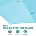 thumbnail image 2 of 10x10 FT Cantilever Patio Umbrella with Base Included Double Top Outdoor Square Large Heavy Duty Aluminum Offset Umbrellas with 7 Level Tilt 360-degree Rotation for Pool Garden Deck, 2 of 7